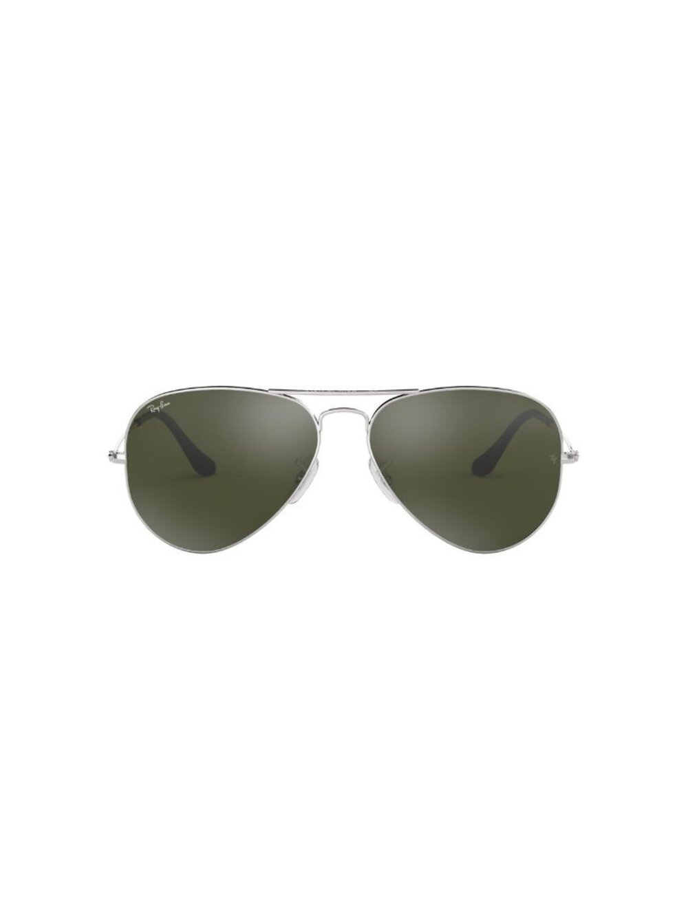 New Ray-Ban Unisex Sunglasses Silver Aviator Grey Lens Metal Frame Ray Ban LARGE